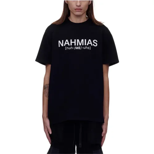 Aussprache T-Shirt , Herren, Größe: M - Nahmias - Modalova