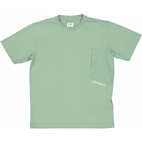 Grünes Bay Logo Taschen T-Shirt - C.P. Company - Modalova