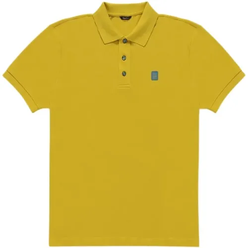Baumwoll Polo Shirt Einfacher Stil , Herren, Größe: 2XL - RefrigiWear - Modalova
