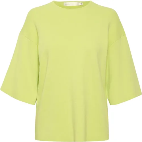 Lime Sorbet Strick T-shirt , Damen, Größe: S - InWear - Modalova