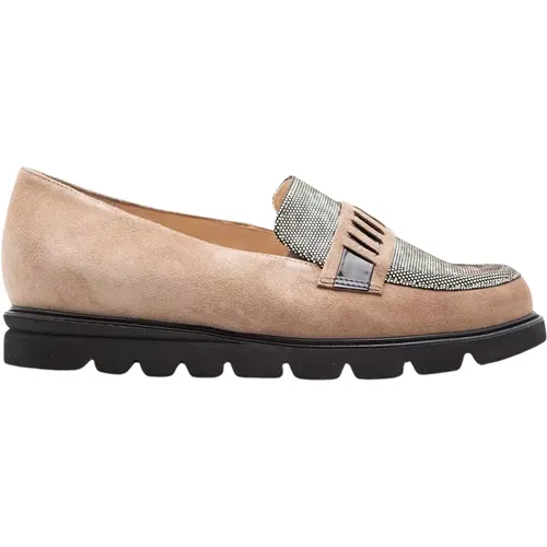 Taupe Pixel Loafers für Frauen - HASSIA - Modalova