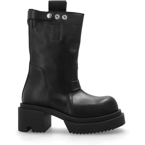 Leather boots Pull On Bogun , female, Sizes: 6 UK, 7 UK, 5 1/2 UK, 4 1/2 UK, 5 UK, 3 UK - Rick Owens - Modalova