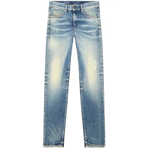 Denim Slim Cut Jeans , male, Sizes: W31, W33, W30, W32, W36, W34 - Diesel - Modalova