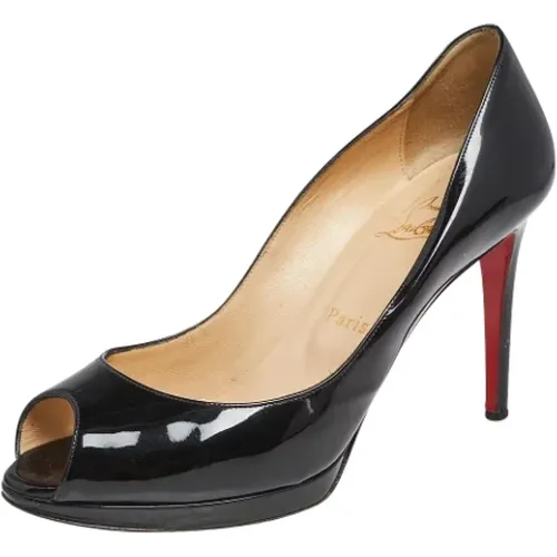 Pre-owned Leather heels , female, Sizes: 5 1/2 UK - Christian Louboutin Pre-owned - Modalova