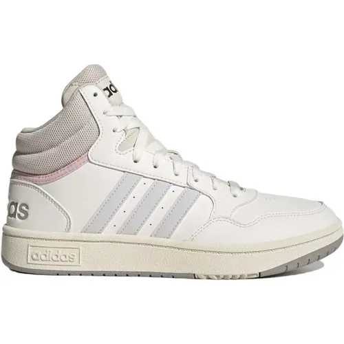 Hoops 3.0 Mid Sneakers , Damen, Größe: 36 2/3 EU - Adidas - Modalova