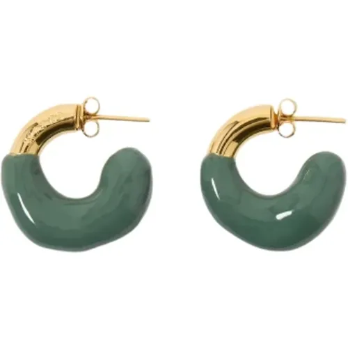 Mini Gummierte Ohrringe Gold Sunnei - Sunnei - Modalova