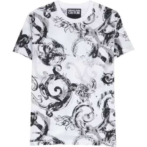 Mens Clothing T-Shirts Polos Ss24 , male, Sizes: L, M, XL - Versace Jeans Couture - Modalova