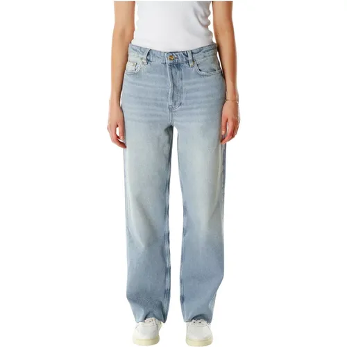 Wide Leg High Waist Jeans , Damen, Größe: W28 - Ganni - Modalova