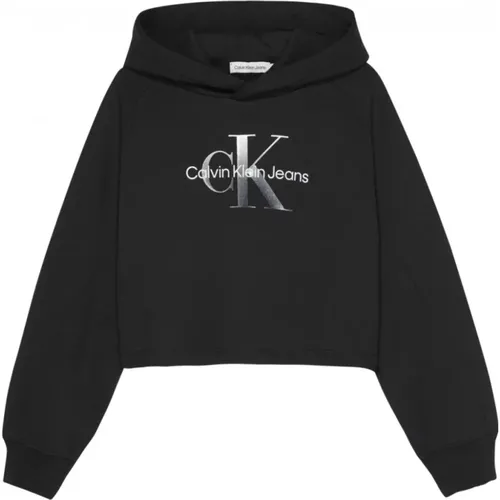 Silbernes Logo Kapuzenshirt - Calvin Klein - Modalova