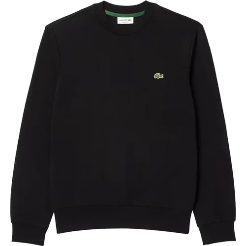 Schwarzer Pullover Urbaner Stil , Herren, Größe: 2XL - Lacoste - Modalova