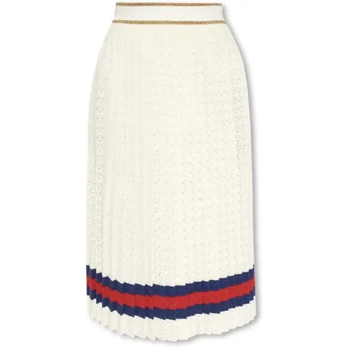 Rhombus Knit Skirt , female, Sizes: S, XS - Gucci - Modalova