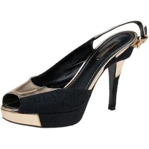 Pre-owned Leather sandals , female, Sizes: 5 UK - Louis Vuitton Vintage - Modalova