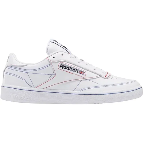 Limitierte Auflage Weißer Kontraststich Sneaker , Herren, Größe: 47 EU - Reebok - Modalova