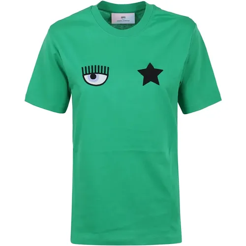 EYE Star T-Shirt , female, Sizes: 2XS - Chiara Ferragni Collection - Modalova