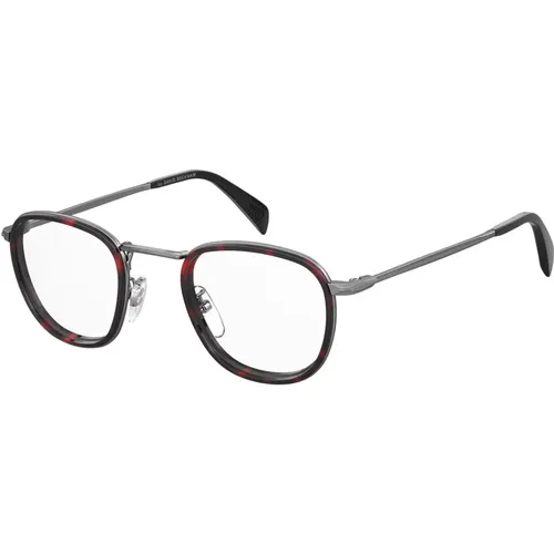 DB 1025 Sonnenbrille in Red Havana Ruthenium - Eyewear by David Beckham - Modalova