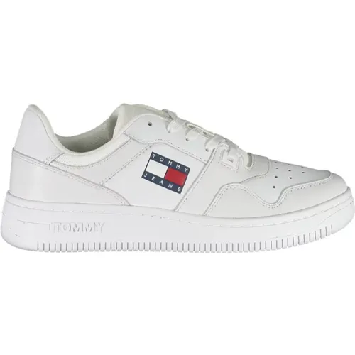 Polyester Sneaker with Laces and Logo , male, Sizes: 6 UK - Tommy Hilfiger - Modalova