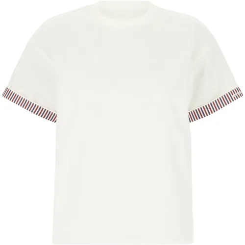 Casual Baumwoll T-Shirt , Damen, Größe: XS - Bottega Veneta - Modalova