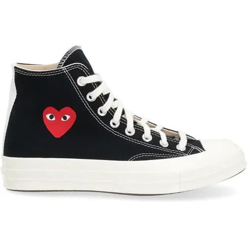 Rote Herz High Top Sneakers - Comme des Garçons Play - Modalova