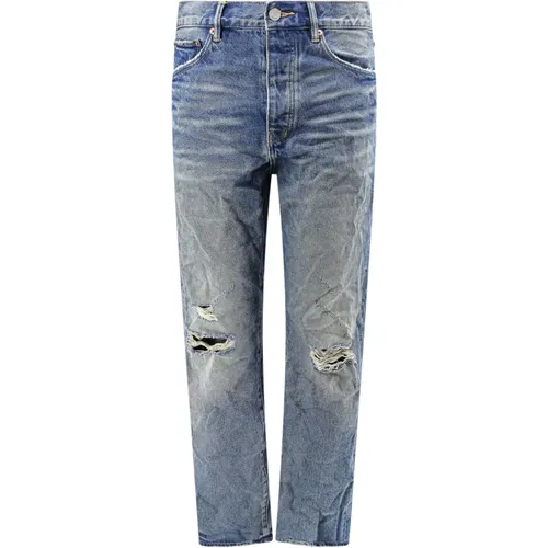 Classic Straight Leg Jeans , male, Sizes: W31, W29, W34 - Purple Brand - Modalova