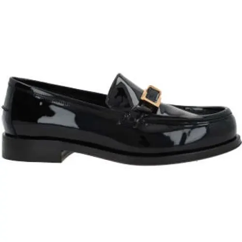 Patent Leather Flat Shoes , female, Sizes: 7 UK, 5 1/2 UK - Sergio Rossi - Modalova