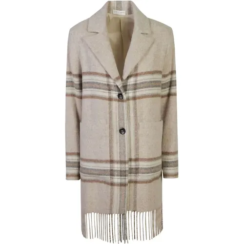 Coats for Stylish Look , female, Sizes: M, L - Le Tricot Perugia - Modalova