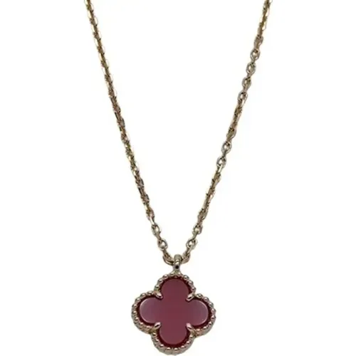 Pre-owned Rose Gold necklaces , female, Sizes: ONE SIZE - Van Cleef & Arpels Pre-owned - Modalova