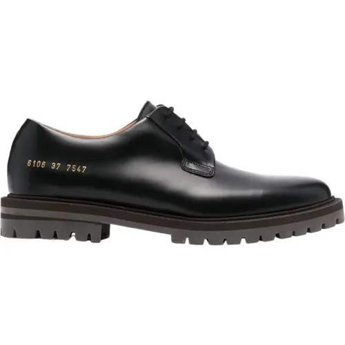 Schwarze Derby Schuhe , Damen, Größe: 39 EU - Common Projects - Modalova