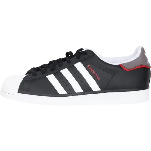 Superstar Schwarze Sneakers , Herren, Größe: 44 EU - adidas Originals - Modalova