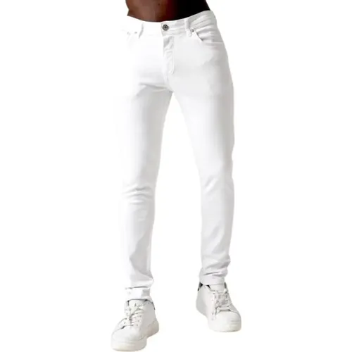Abgenutzte Jeans Herren Slim Fit - Dc-034 - True Rise - Modalova
