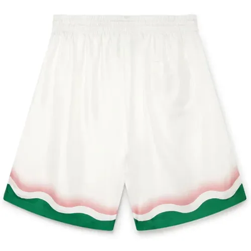 Ping Pong Silk Shorts , male, Sizes: XL - Casablanca - Modalova