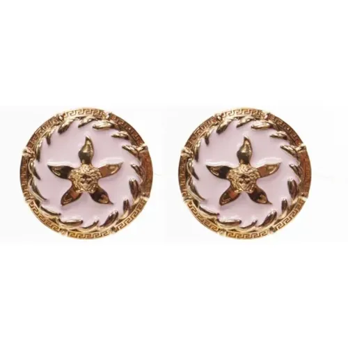 Pre-owned Metal earrings , female, Sizes: ONE SIZE - Versace Pre-owned - Modalova