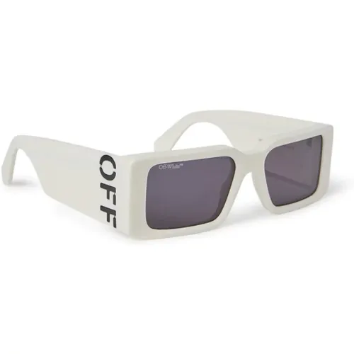 Rechteckige Milano Sonnenbrille Off - Off White - Modalova