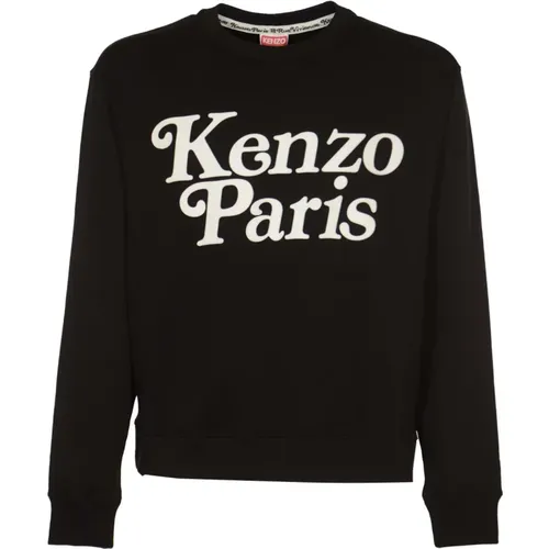 Klassische Schwarze Pullover , Herren, Größe: L - Kenzo - Modalova