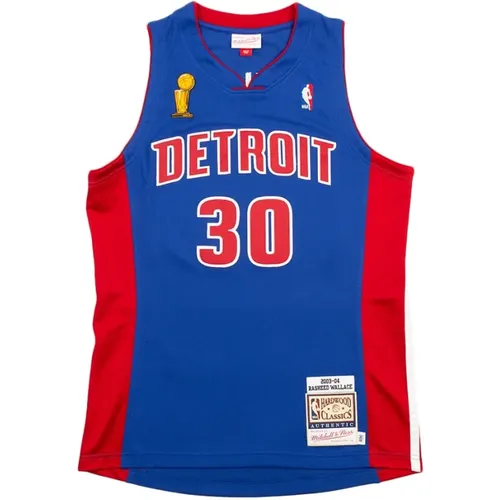 NBA Dark Finals Jersey Pistons 2003 , Herren, Größe: S - Mitchell & Ness - Modalova