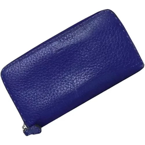 Pre-owned Lilla Leather Fendi Wallet , female, Sizes: ONE SIZE - Fendi Vintage - Modalova