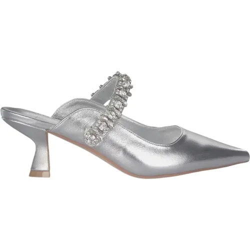 Pointed Toe Heel Shoe Buckle Closure , female, Sizes: 6 UK, 8 UK, 4 UK, 7 UK, 9 UK, 5 UK - Alma en Pena - Modalova