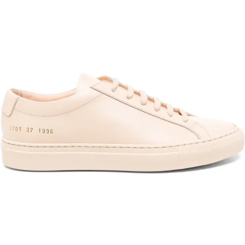 Puder Leder Low-Top Sneakers - Common Projects - Modalova