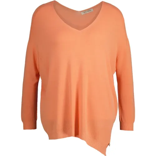 V-neck Knitwear , female, Sizes: ONE SIZE - Amélie & Amélie - Modalova