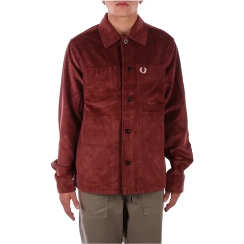 Logo Front Button Hemd Fred Perry - Fred Perry - Modalova