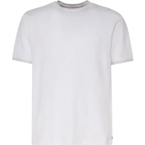 Cotton T-shirt Round Collar Short Sleeves , male, Sizes: M, XL, 2XL, L, S - Eleventy - Modalova