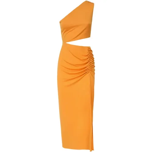 Amber Riri Langes Kleid mit Drapierung , Damen, Größe: XS - Andamane - Modalova