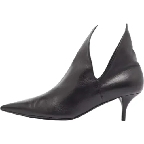 Pre-owned Leather heels , female, Sizes: 4 1/2 UK - Burberry Vintage - Modalova