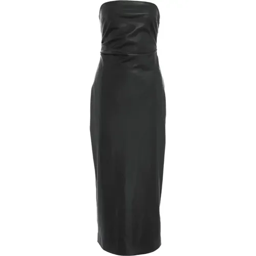 Eco Leather Dress Aw24 , female, Sizes: XS, M, S - Gender - Modalova