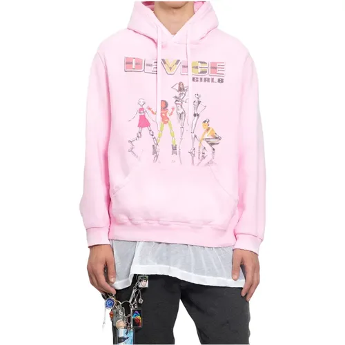 Device Girls Hoodie , male, Sizes: M, S, L - Doublet - Modalova