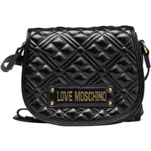 Umhängetasche mit Logodetails , Damen, Größe: ONE Size - Love Moschino - Modalova