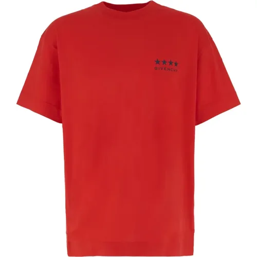 Lässiges Baumwoll T-Shirt , Herren, Größe: S - Givenchy - Modalova