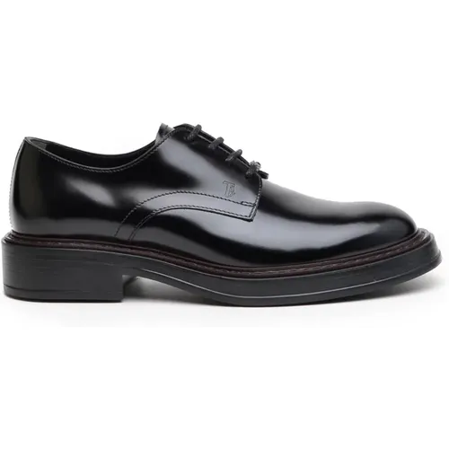 Laced Shoes , male, Sizes: 6 1/2 UK, 9 1/2 UK, 10 UK - TOD'S - Modalova