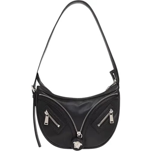 Hobo Small shoulder bag , female, Sizes: ONE SIZE - Versace - Modalova