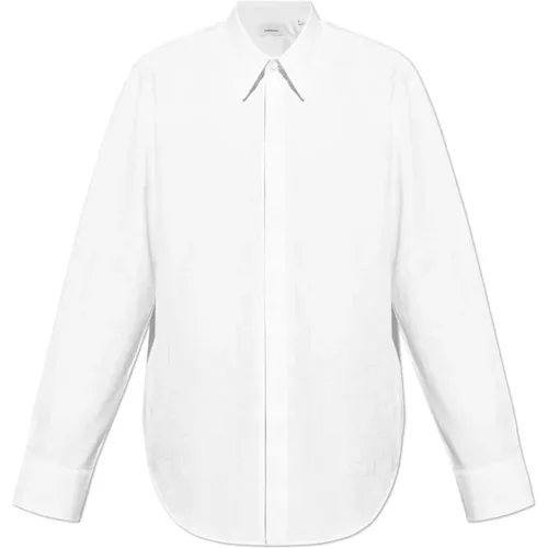 Shirt mit Logo , Herren, Größe: S - Salvatore Ferragamo - Modalova