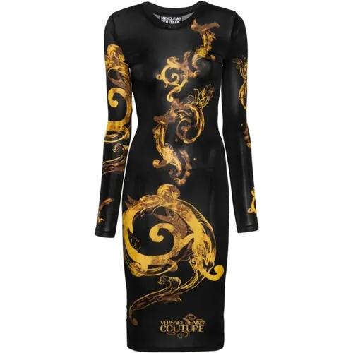 Womens Clothing Dress Ss24 , female, Sizes: S, 3XS, 2XS - Versace Jeans Couture - Modalova